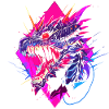 Synthwave Dragon