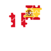 Pérou Espagne Drapeau Espagnols Péruviens