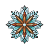 Frost Symbol Star Winter Snow