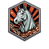 A majestic horse