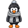 Penguin Winter Comic