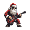 Santa Claus Guitar Santa