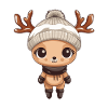 Deer Winter Comic