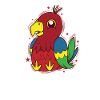 Parrot Sitting Bird Animal