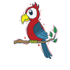 Parrot Exotic Tropics Animal