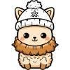 Alpaca Winter Llama Comic Cute