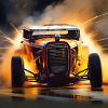 Rusty Hot Rod racing #8