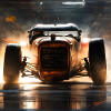 Rusty Hot Rod racing #9