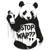 Stop War ?? Panda in Banksy Style
