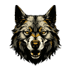 Akita Dog Head