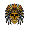 Chief Skull Apache Indian