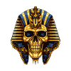 Pharaoh Skull Symbol