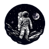 Astronaut Moon