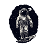 Astronaut Moon