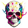 skull couleur