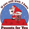 Santa Claus pooping