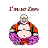 Humorous Zen Yoga Illustration