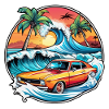 surf plage palmier soleil vacances