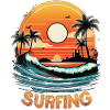 surf plage palmier soleil vacances