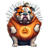 Bouledogue Halloween chien CHIENS
