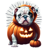 Bouledogue Halloween chien CHIENS