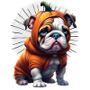 Bouledogue Halloween chien CHIENS