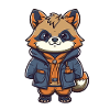 Waschbär - Kawaii Style