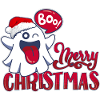 boo merry christmas