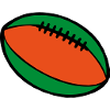 American Football Rugby Ball 2510