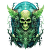 skull skull skeleton darkness gloomy