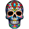 Dia de los Muertos kranium