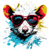 Cool Punk Rat