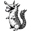 Horned dolphin armadillo