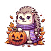 Hedgehog Halloween