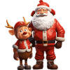 Santa & Rudolph