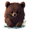 Cute Bear Cub