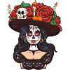 Sugar Skull Mädchen