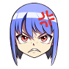 Angry Anime Face Emoji - Anime skjorte