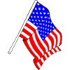 Flag of USA, Stars and stripes