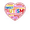 Different Autism Awareness Heart
