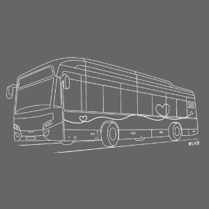 E-Bus Outlines - weiß