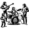 Monkey Ribbon | Chimpanzee Musicians