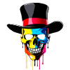 Skull with Hat