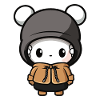 Mouse Winter Comic Cute