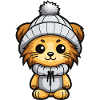 Lion Winter Comic Cute