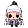 Oktopus Winter Krake Comic