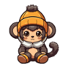 Monkey Winter Comic