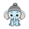 Elephant Winter Comic