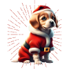 Merry Christmas Dog Dogs