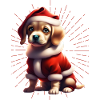Merry Christmas Dog Dogs